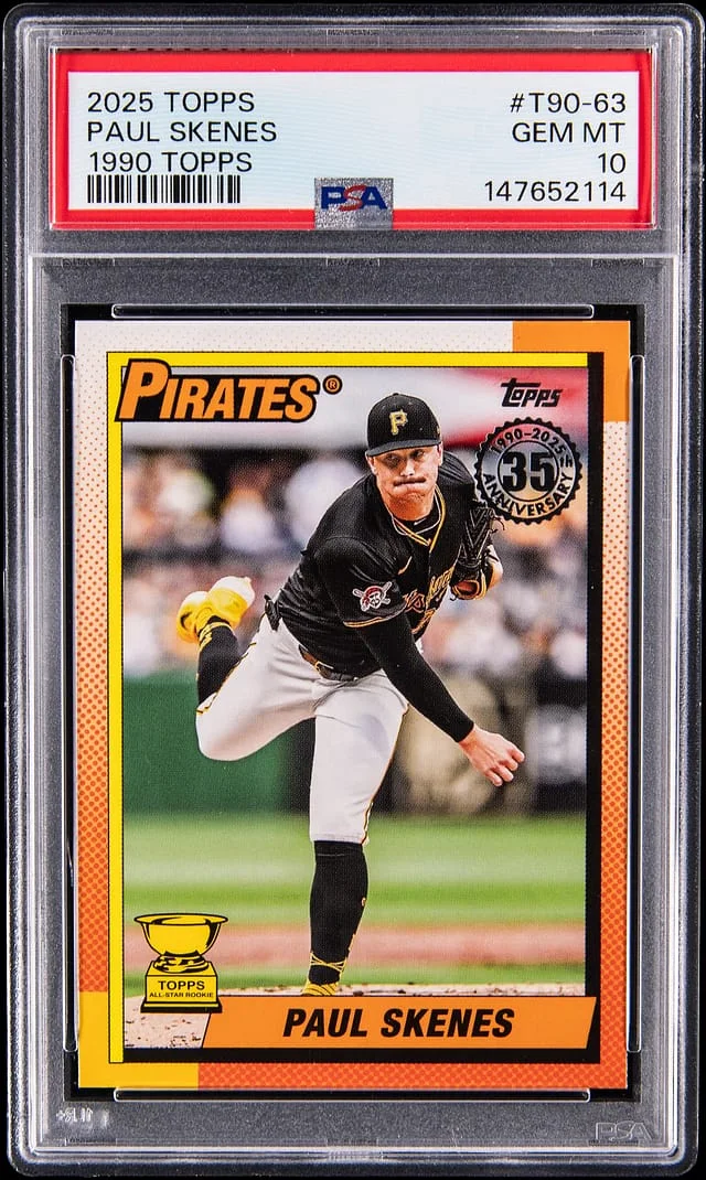 2025 Topps Paul Skenes 1990 Topps #T90-63 card image