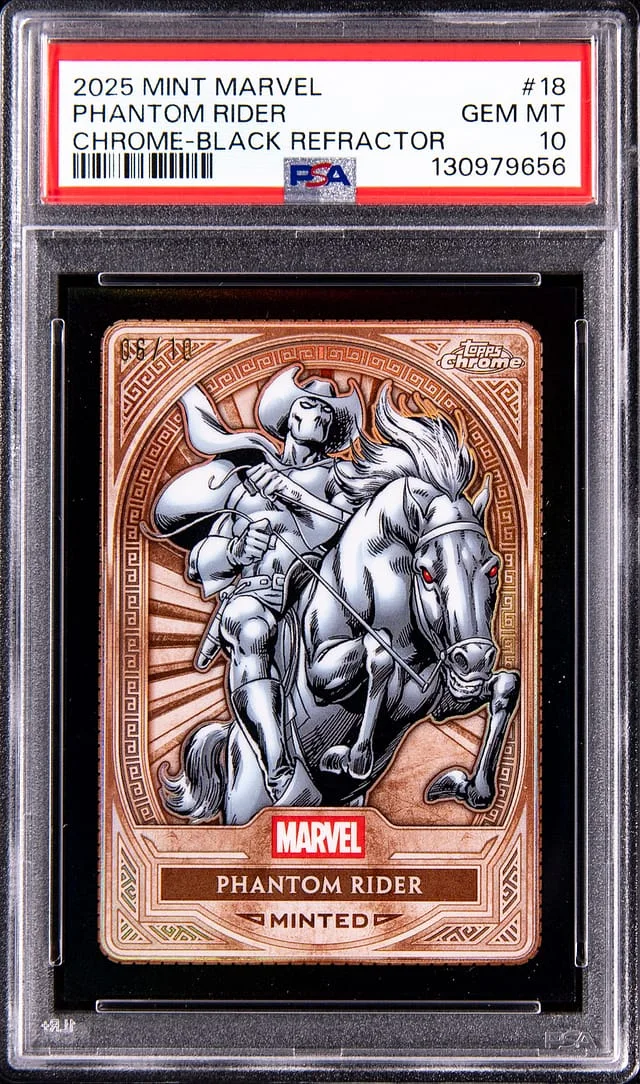 2025 Topps Phantom Rider Mint Marvel FoilFractor #18 card image