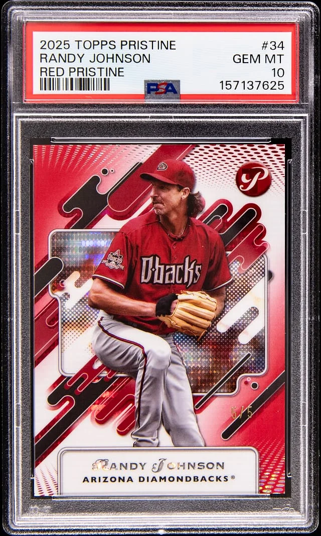 2025 Topps Randy Johnson Pristine Red Pristine #34 card image