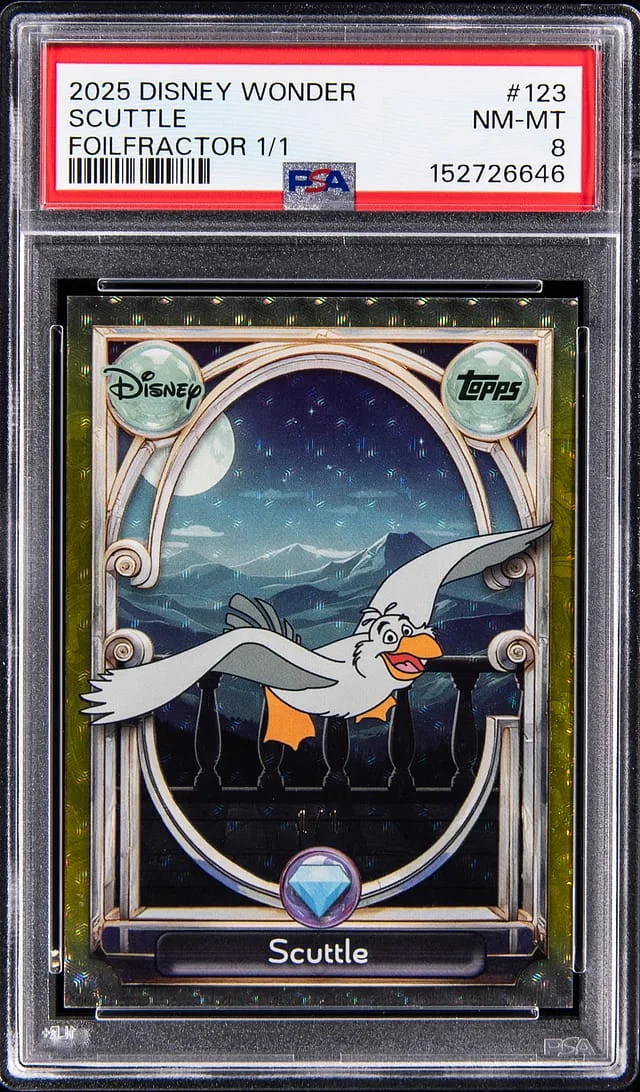 2025 Topps Scuttle Disney Wonder FoilFractor #123 card image