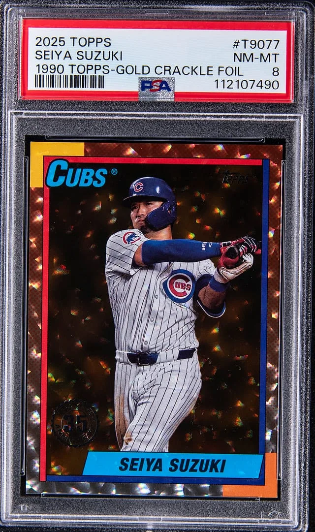 2025 Topps Seiya Suzuki (305/50) 1990 Topps Gold Crackle Foil #T90-77 card image