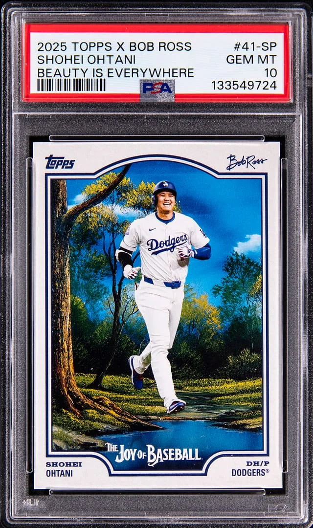2025 Topps Shohei Ohtani X Bob Ross Beauty Is Everywhere #41-SP card image