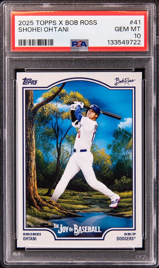 2025 Topps Shohei Ohtani X Bob Ross #41 card image