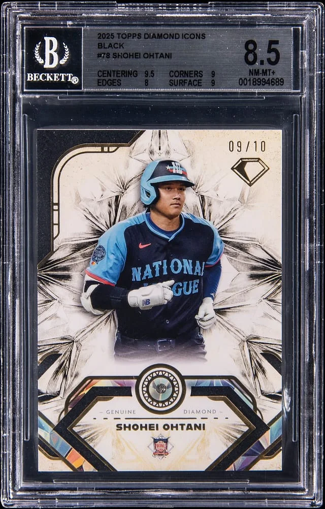 2025 Topps Shohei Ohtani Diamond Icons Black #78 card image