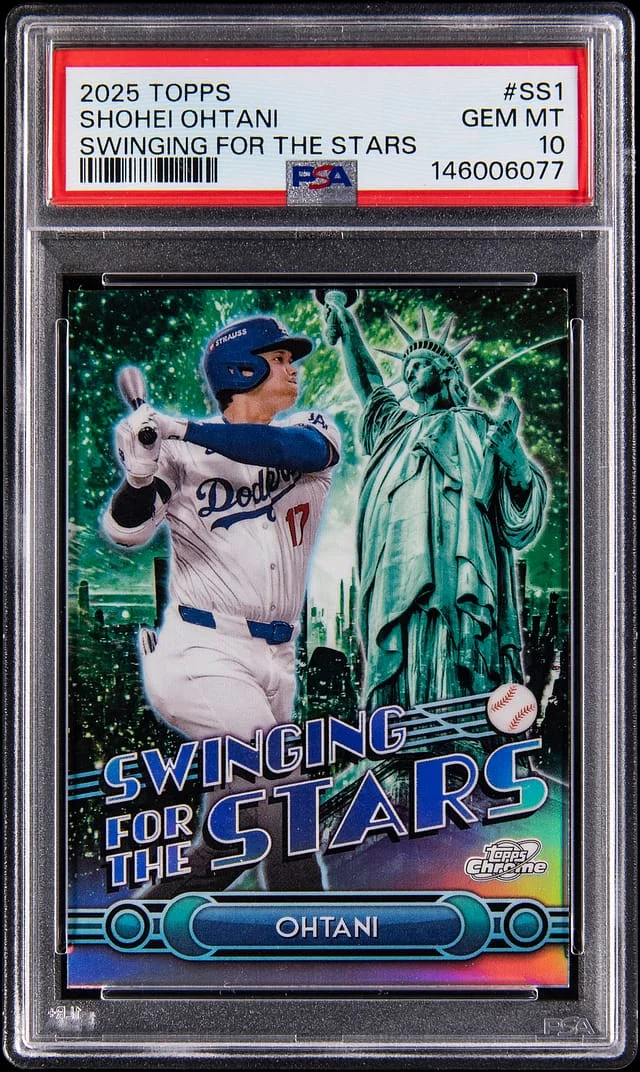 2025 Topps Shohei Ohtani Swinging For The Stars #SS-1 card image