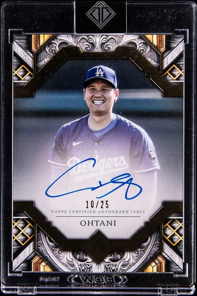 2025 Topps Shohei Ohtani Transcendent Collection Autographs #TAC-SHO card image