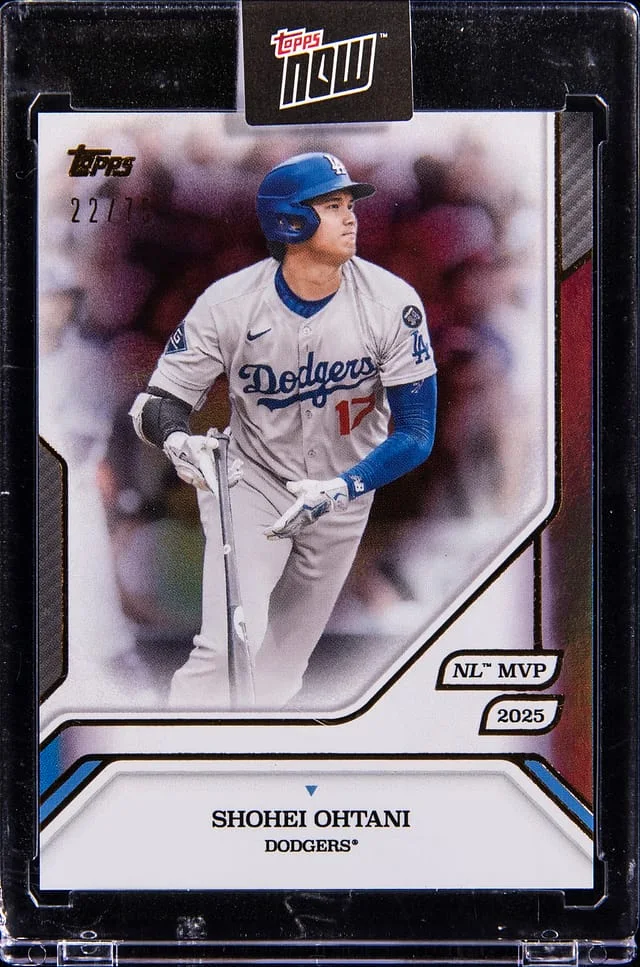 2025 Topps Shohei Ohtani - Topps Encased NL MVP 2025 #27 card image