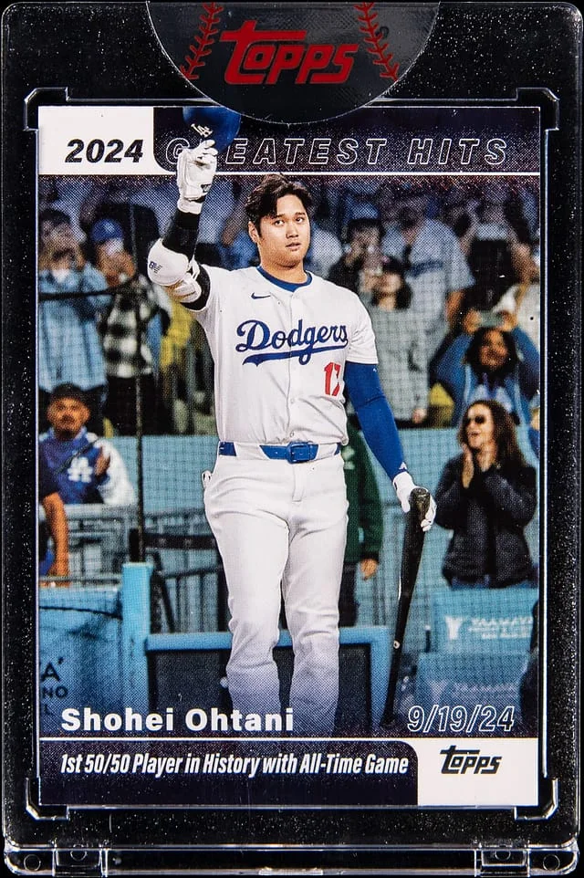 2025 Topps Shohei Ohtani - Topps Encased 2024 Greatest Hits #GH-25 card image