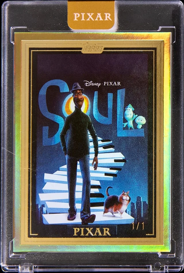 2025 Topps Soul - Topps Encased Pixar Gold Wall Art Double Gold #WA-23 card image