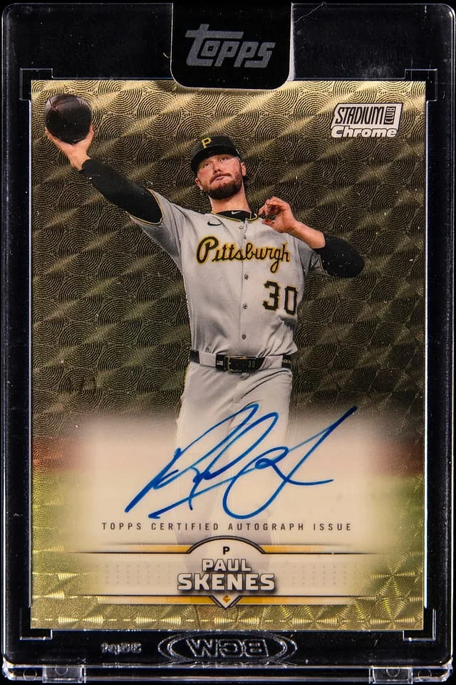 2025 Topps Stadium Club Paul Skenes Autographs SuperFractor #SCCA-PS card image
