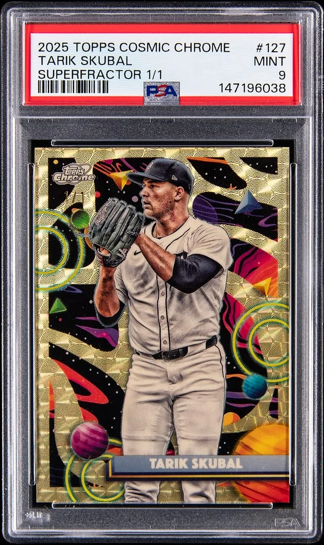 2025 Topps Tarik Skubal Cosmic Chrome SuperFractor #127 card image