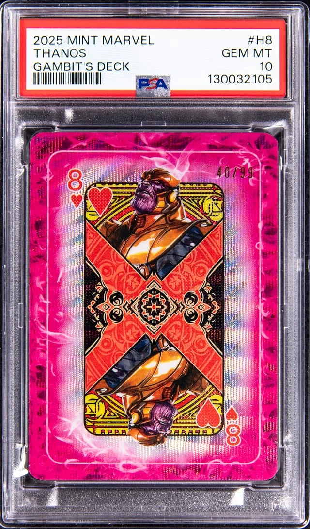 2025 Topps Thanos Marvel Mint Gambit's Deck #H-8 card image
