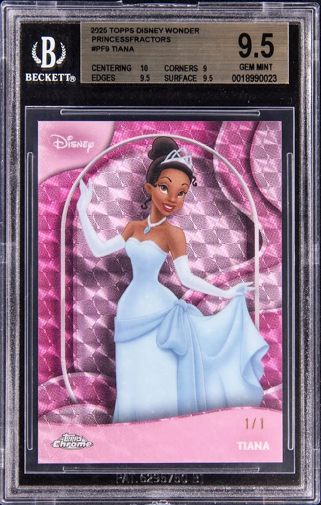 2025 Topps Tiana Disney Wonder Chrome PrincessFractor #PF-9 card image