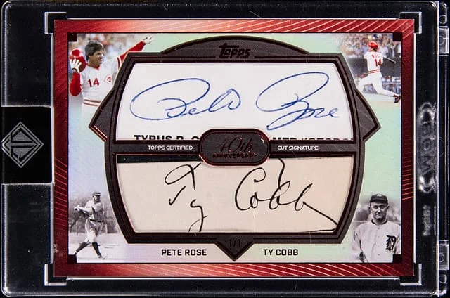 2025 Topps Ty Cobb/Pete Rose Transcendent Gemstones #PRCS card image