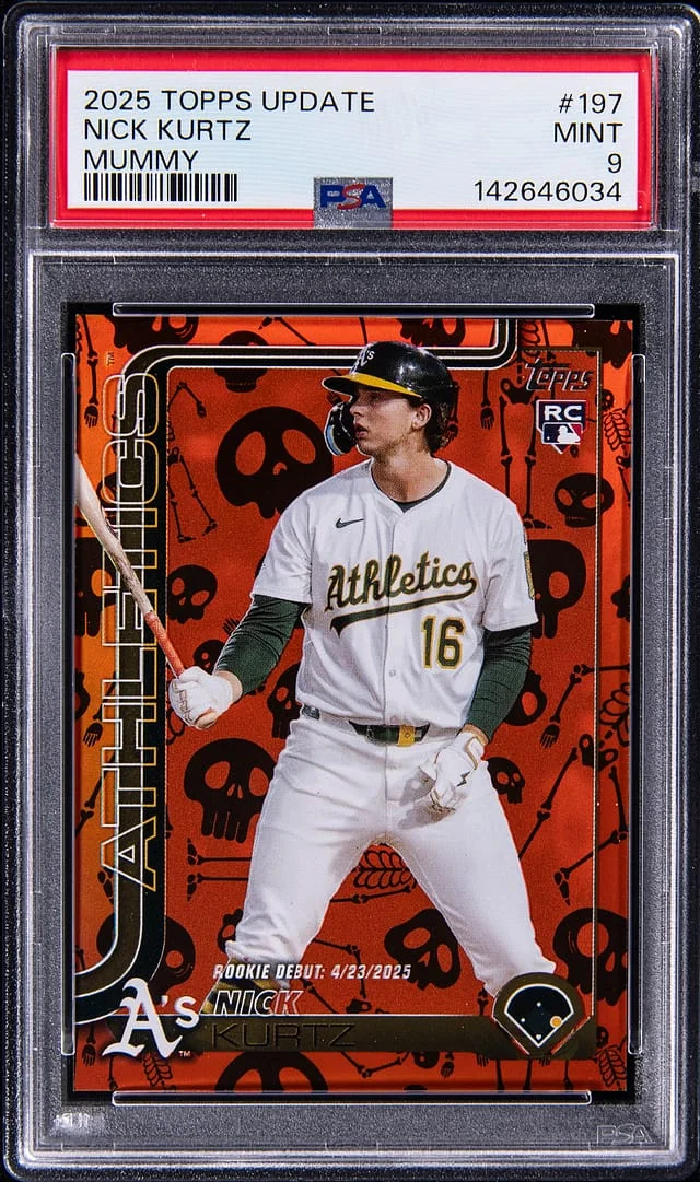 2025 Topps Update Nick Kurtz Mummy #197 card image