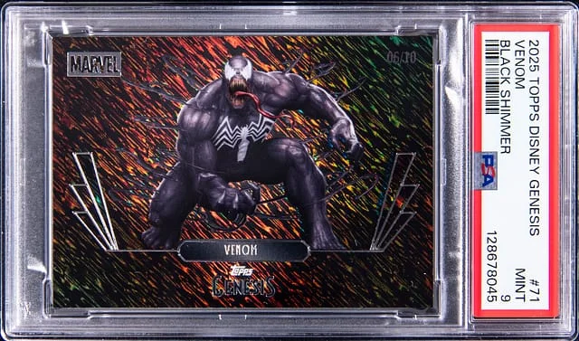 2025 Topps Venom Disney Genesis Black Shimmer #71 card image