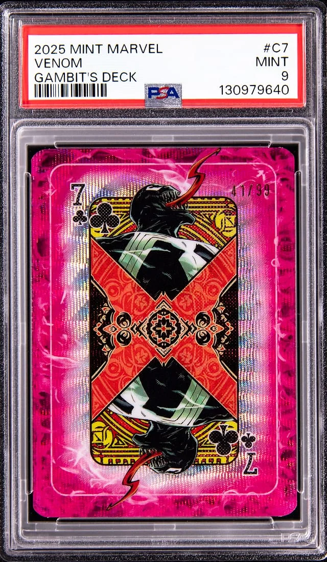 2025 Topps Venom Mint Marvel Gambit's Deck #C-7 card image