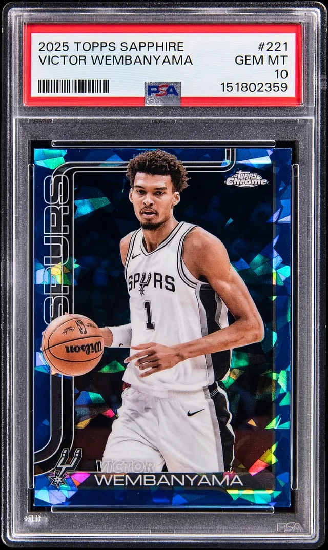 2025 Topps Victor Wembanyama Sapphire #221 card image