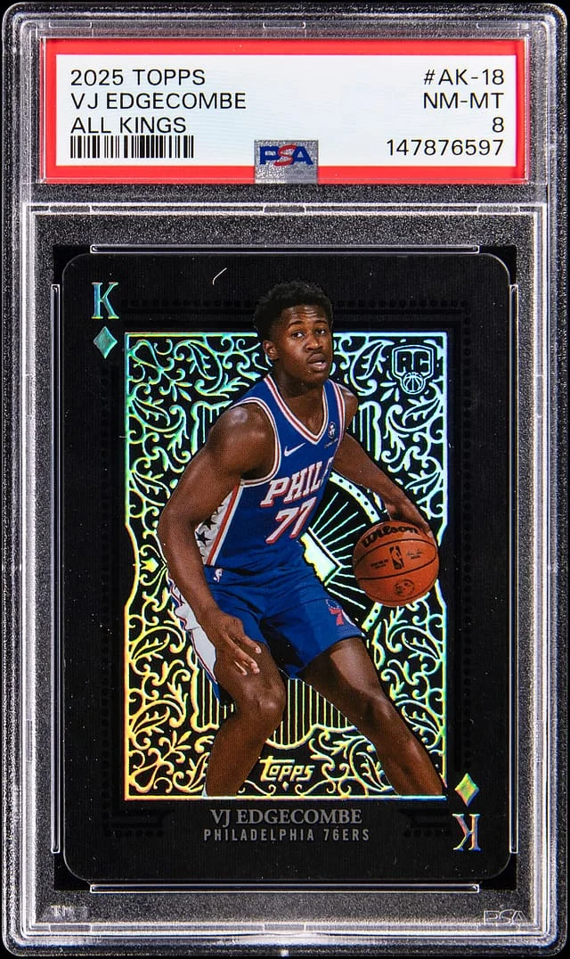 2025 Topps V.J. Edgecombe All Kings #AK-18 card image