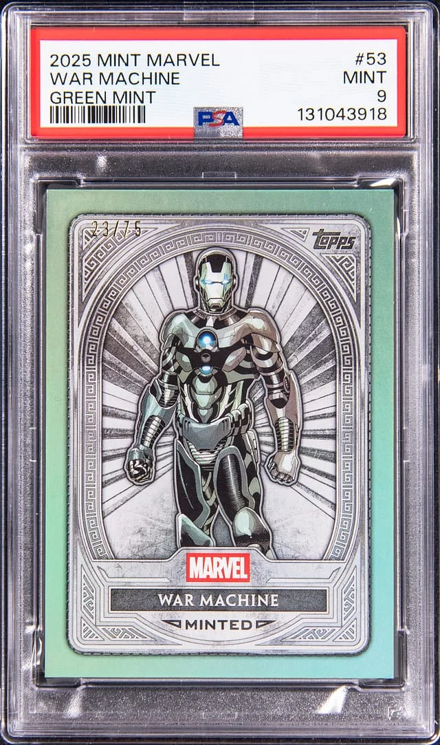 2025 Topps War Machine Mint Marvel Green Mint #53 card image