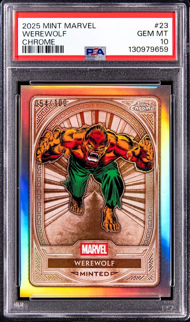 2025 Topps Werewolf Mint Marvel Chrome #23 card image