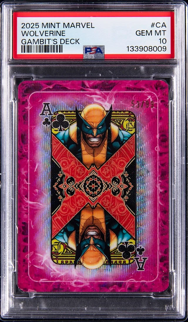 2025 Topps Wolverine Mint Marvel Gambit's Deck #CA card image