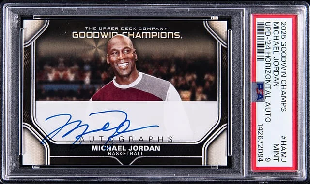 2025 Upper Deck Michael Jordan Goodwin Champs Update '24 Horizontal Autograph #HA-MJ card image