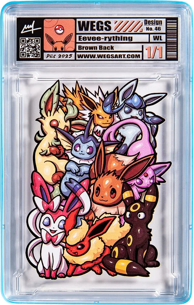2025 WEGS Eevee-rything Brown Back - WEGS Encapsulated - With Original Box #46 card image