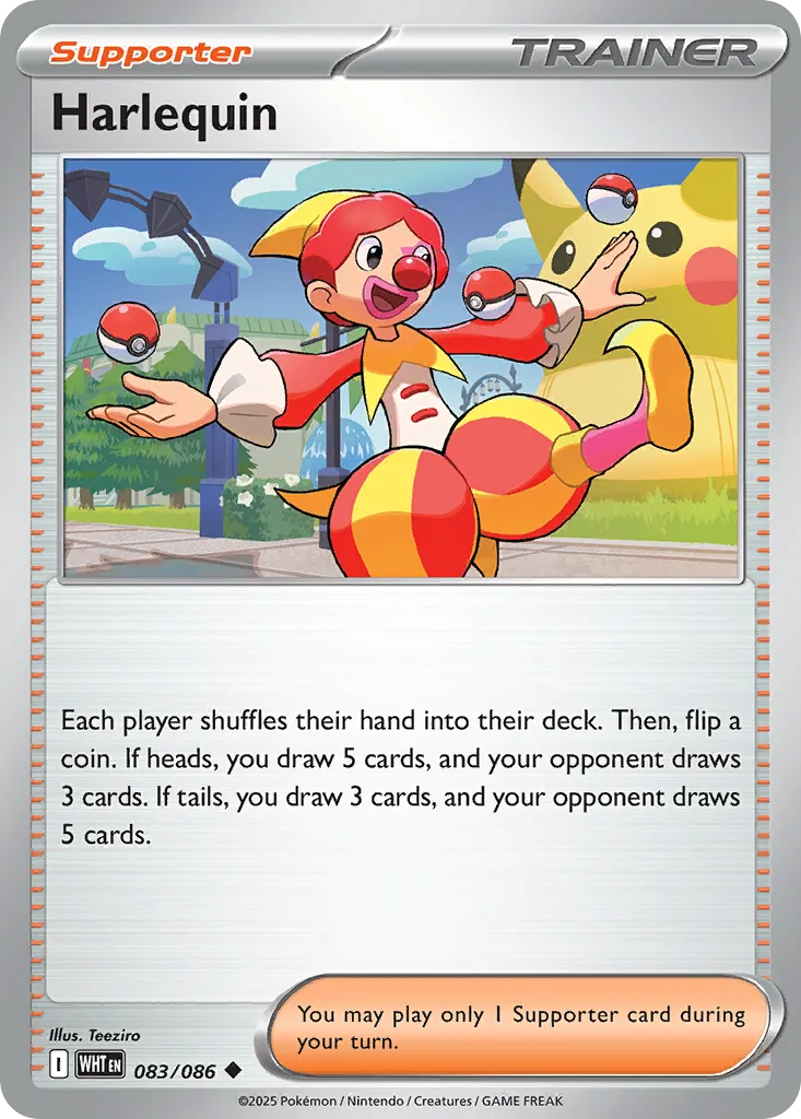 2025 White Flare Harlequin Uncommon #83/86 Uncommon card image
