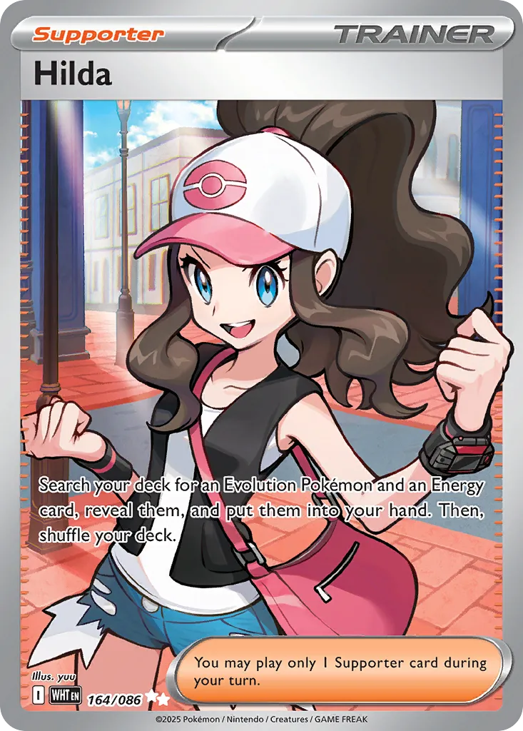 2025 White Flare Hilda #164/86 Ultra Rare card image