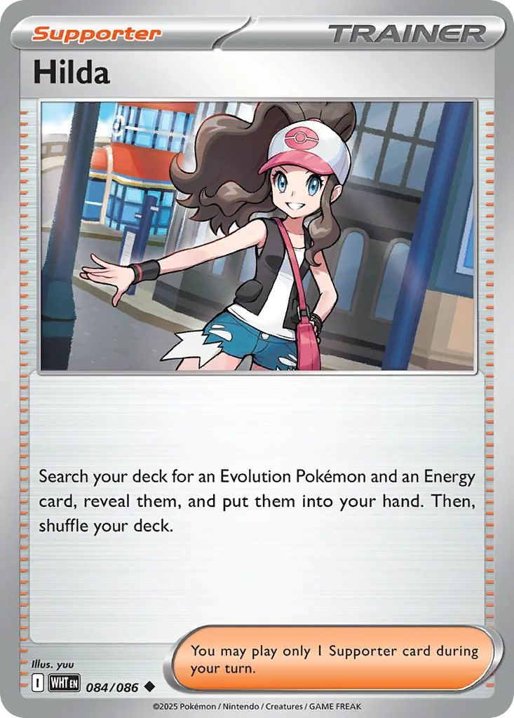 2025 White Flare Hilda Uncommon #84/86 Uncommon card image