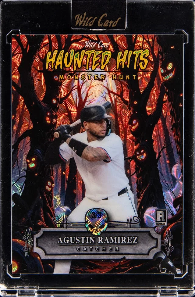 2025 Wild Card Monster Hunt Haunted Hits Agustin Ramirez - Wild Card Encased #HHW-AR card image