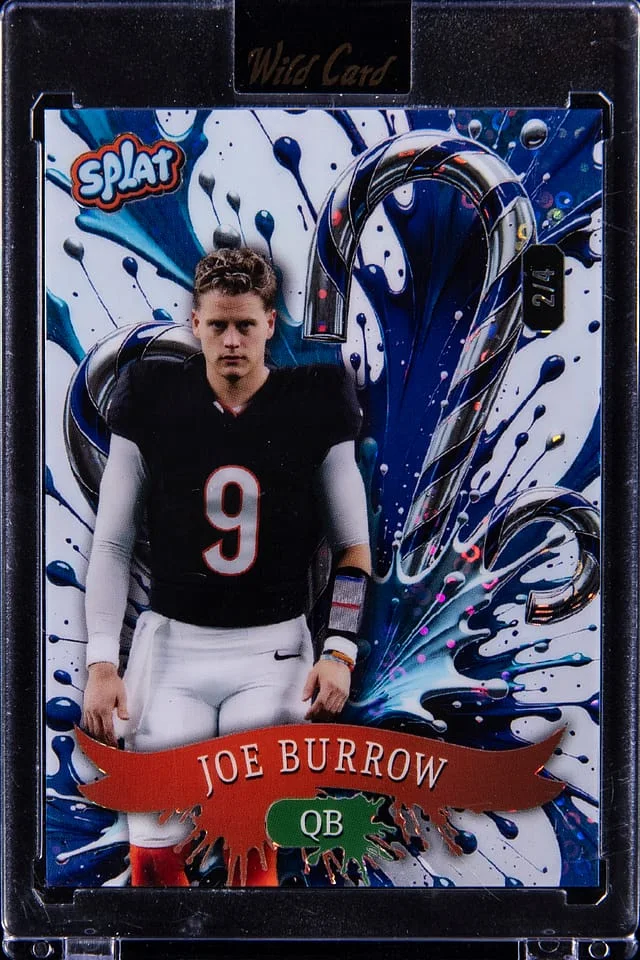 2025 Wild Card Splat Joe Burrow - Wild Card Encased #SCFCCa1-JB card image