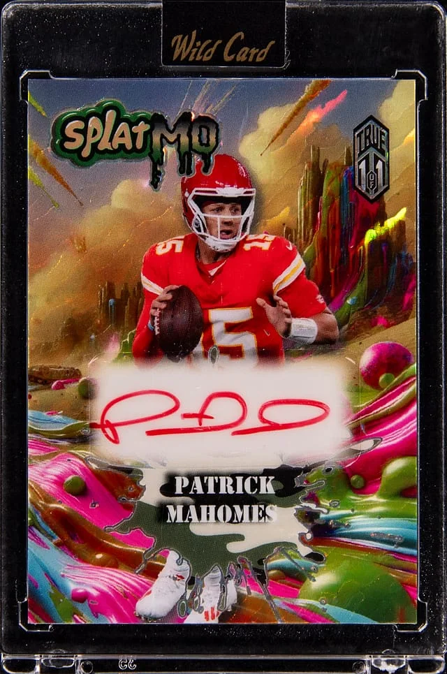 2025 Wild Card Splat Patrick Mahomes #SPMOA4-PM card image