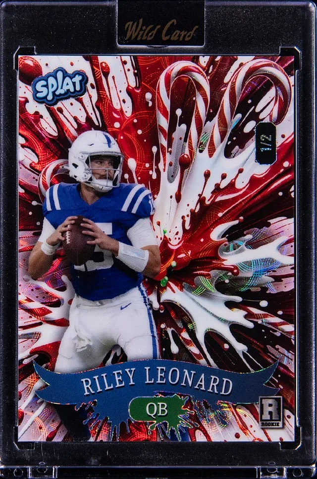 2025 Wild Card Splat Riley Leonard - Wild Card Encased #SCFCCa5-RL card image