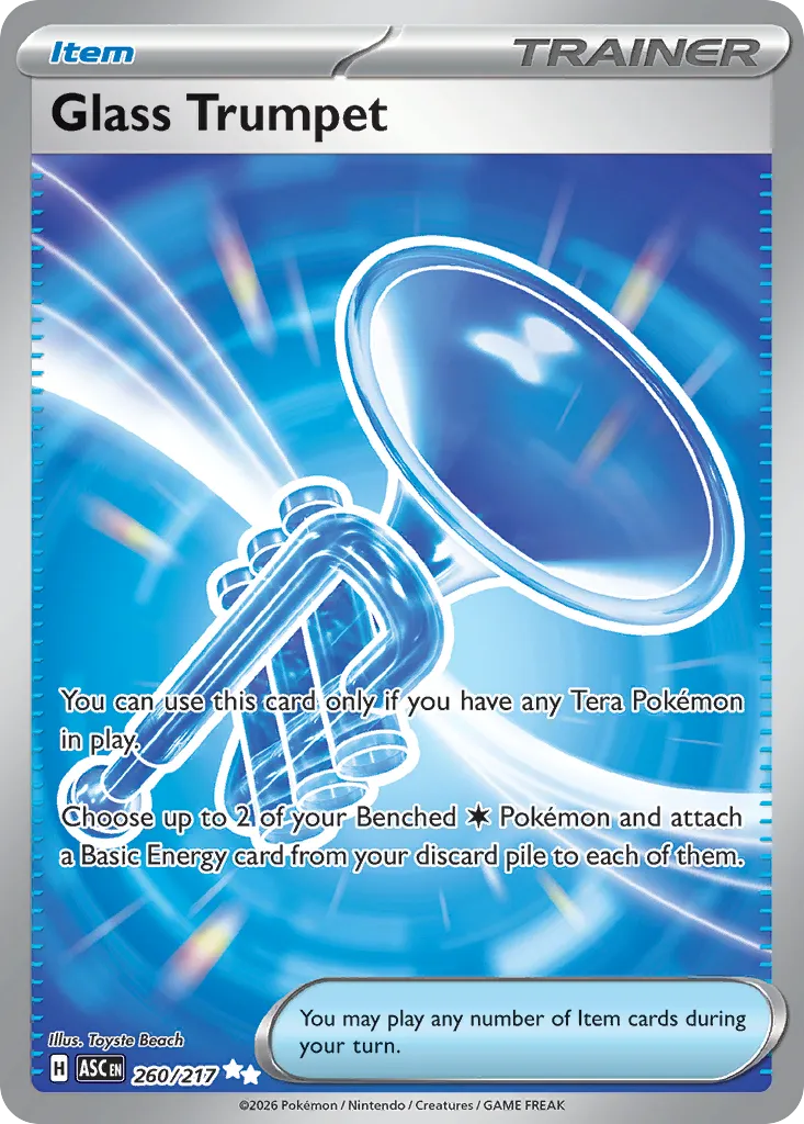 2026 Ascended Heroes Glass Trumpet #260/217 Ultra Rare card image