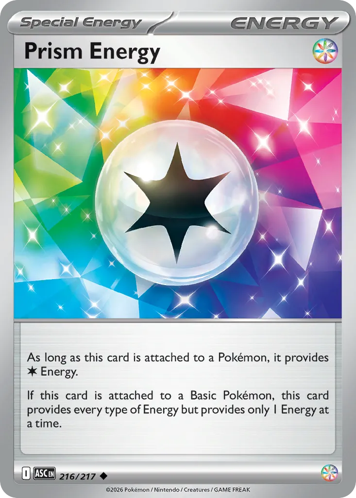 2026 Ascended Heroes Prism Energy #216/217 Uncommon card image