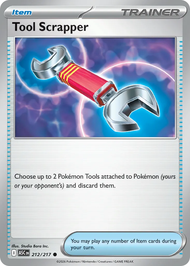 2026 Ascended Heroes Tool Scrapper #212/217 Common card image