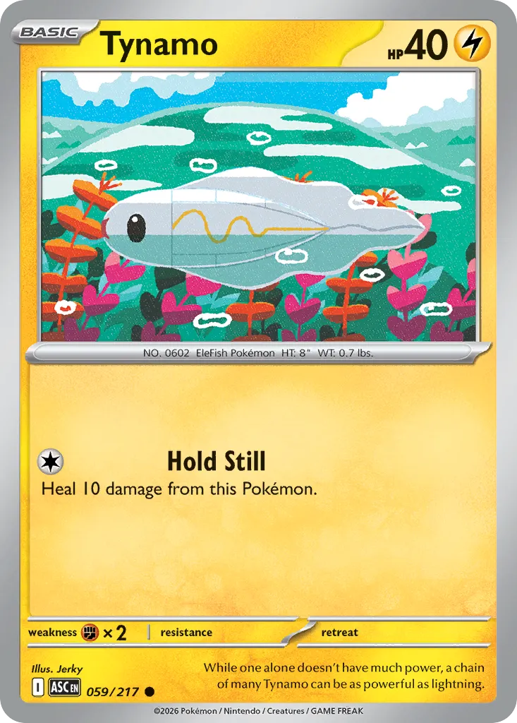 2026 Ascended Heroes Tynamo Common #059/217 Common card image
