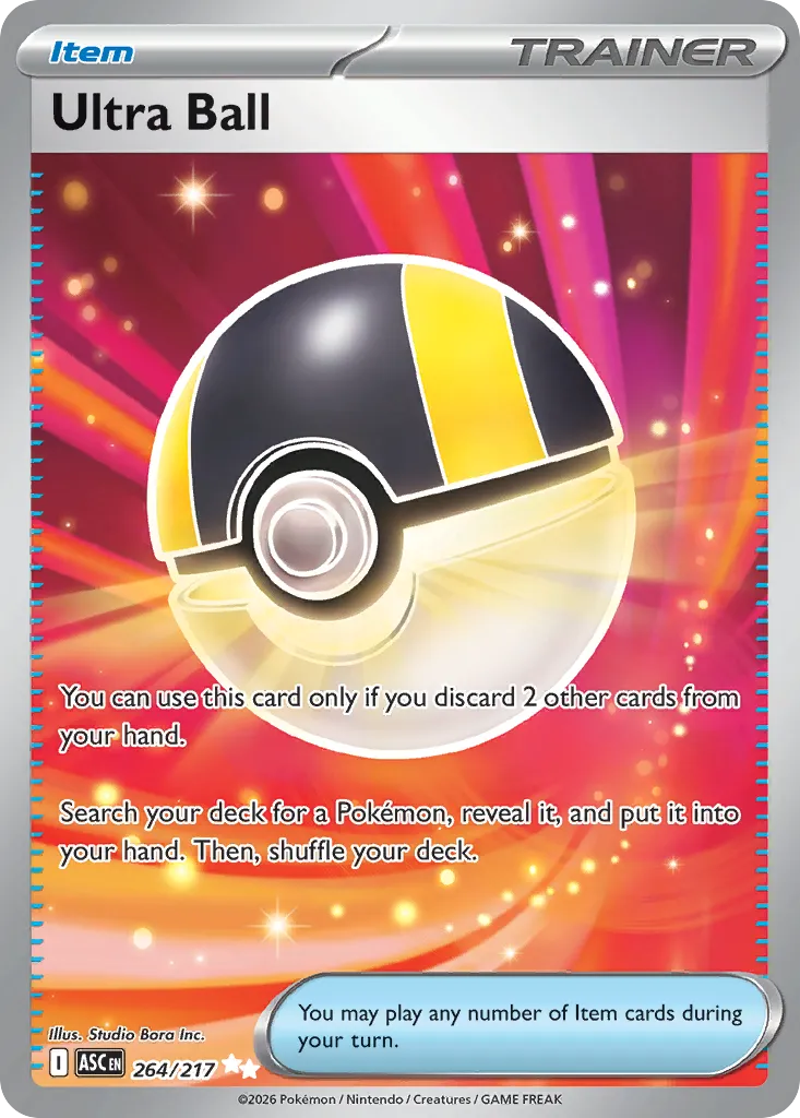 2026 Ascended Heroes Ultra Ball #264/217 Ultra Rare card image