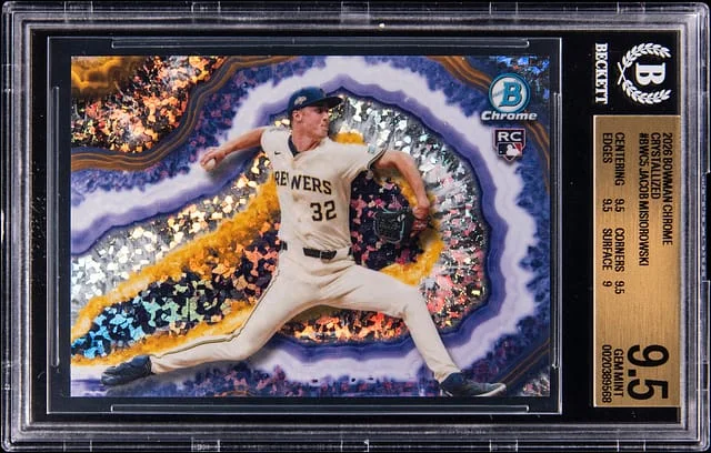 2026 Bowman Chrome Jacob Misiorowski Crystallized #BWC-5 card image