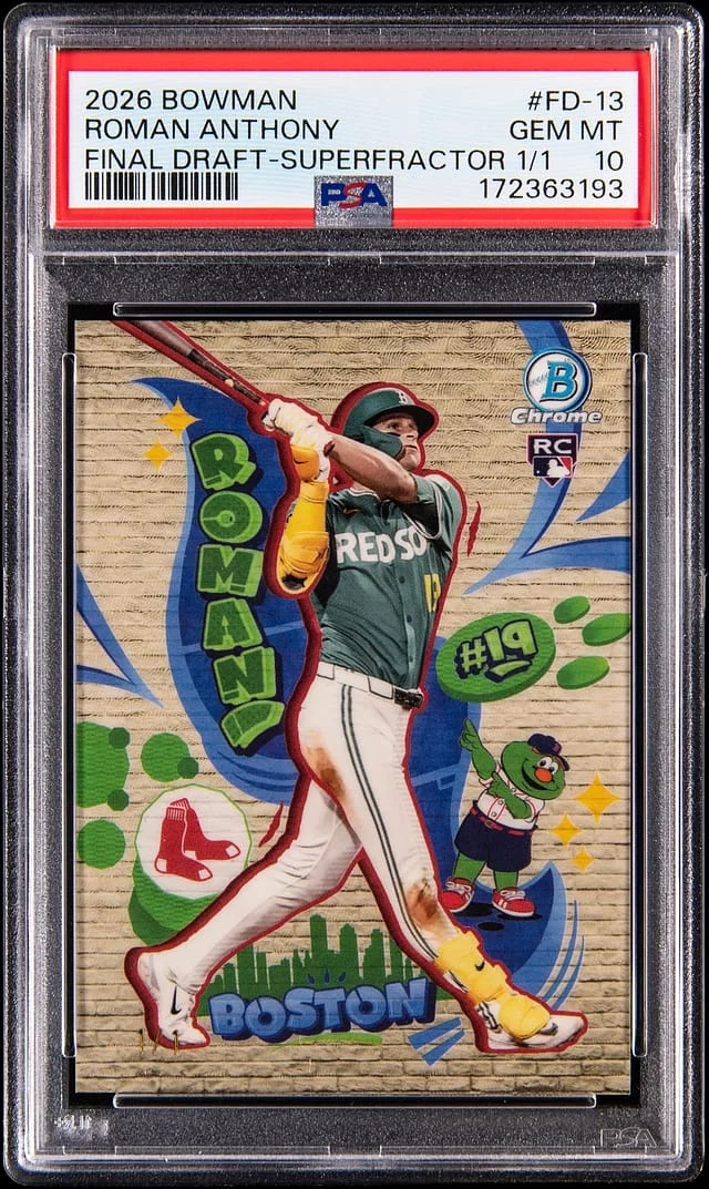 2026 Bowman Roman Anthony Final Draft #FD-13 card image