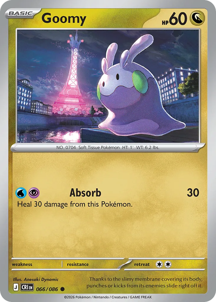 2026 Chaos Rising Goomy Common #66/86 Common card image