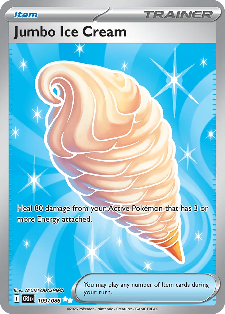 2026 Chaos Rising Jumbo Ice Cream Ultra Rare #109/86 Ultra Rare card image