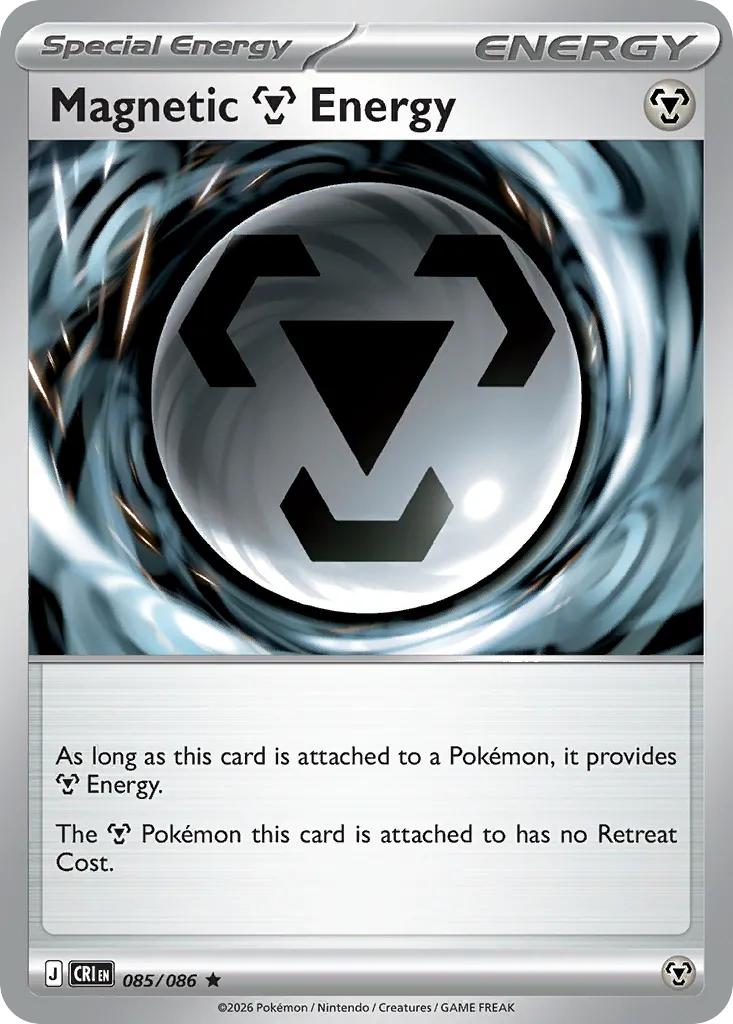 2026 Chaos Rising Magnetic Metal Energy #85/86 Rare card image