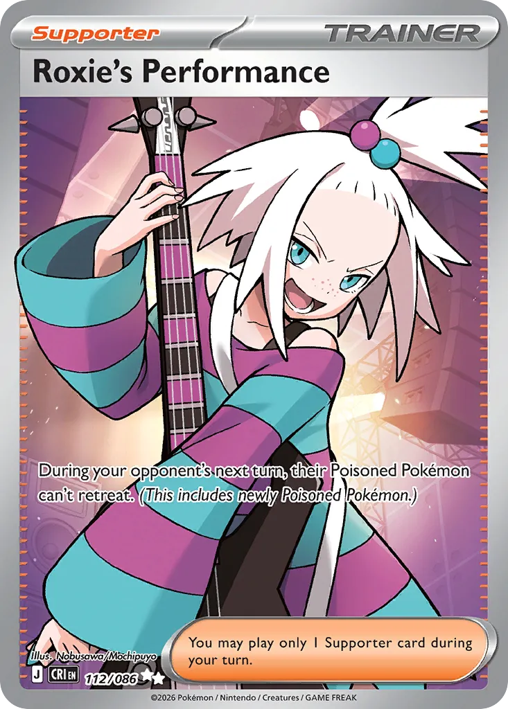 2026 Chaos Rising Roxie's Performance Ultra Rare #112/86 Ultra Rare card image