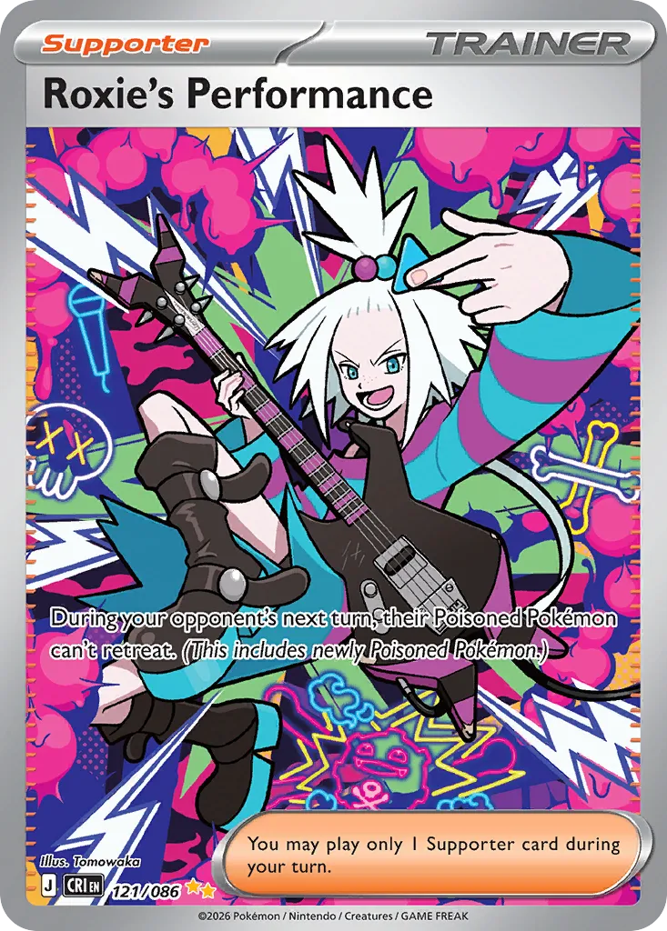 2026 Chaos Rising Roxie's Performance #121/86 Special Illustration Rare card image