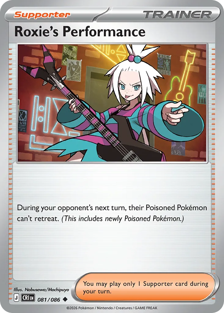 2026 Chaos Rising Roxie's Performance #81/86 Uncommon card image