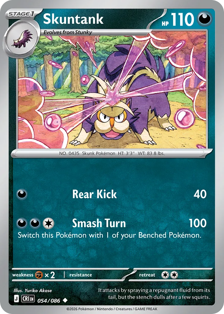 2026 Chaos Rising Skuntank #54/86 Uncommon card image