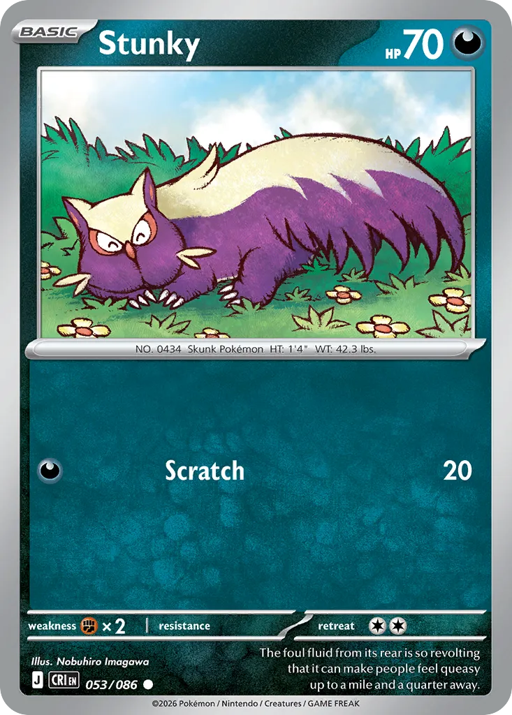 2026 Chaos Rising Stunky Common #53/86 Common card image
